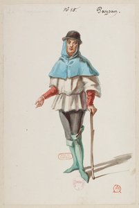 Halévy - La magicienne - modelos de vestuario de Alfred Albert - 15. Paysan de Alfred Albert