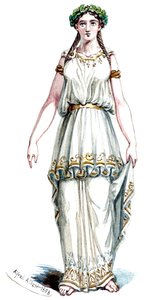 Halévy - La magicienne - modelos de vestuario de Alfred Albert - 21. Mélusine, 3er traje (retocado)