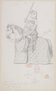 Halévy - El mago - modelos de trajes de Alfred Albert - 26 (Partida de ajedrez, caballo cristiano) de Alfred Albert
