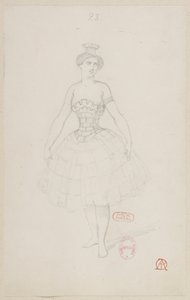Halévy - El mago - modelos de trajes de Alfred Albert - 28 (Juego de ajedrez, torre)