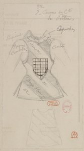 Halévy - La magicienne - modelos de trajes de Alfred Albert - 32. Escuderos del Conde de Poitou de Alfred Albert