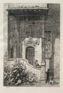 Casa llamada de la Reina Blanca, Rue St. Hippolyte de Alfred Alexandre Delauney