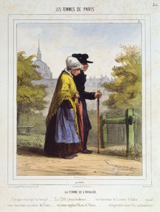 La Mujer de los Inválidos, de Las Mujeres de París, 1841-42 de Alfred Andre Geniole