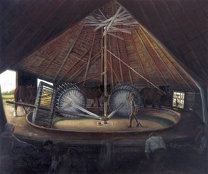 Molino de Woad en Parson Drove, c.1900 de Alfred Balding