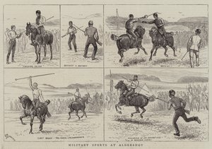Deportes Militares en Aldershot de Alfred Chantrey Corbould