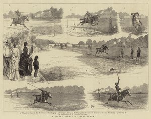 Deportes Militares en Hurlingham de Alfred Chantrey Corbould