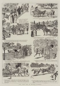 Nuestro primer día en doble arnés de Alfred Chantrey Corbould
