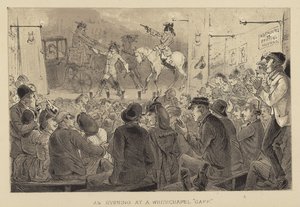 Una noche en un Gaff de Whitechapel de Alfred Concanen