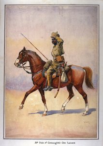 Soldado del 31º Lanceros del Duque de Connaught, Daffadar, Dekhani Mahratta, ilustración para 