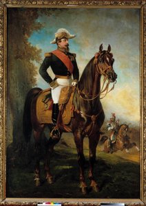 Retrato ecuestre del emperador Napoleón III (1808-1873)