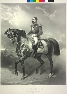 Napoleón III, Emperador de Francia (huella) de Alfred Dedreux