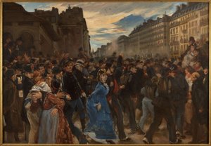 Le départ des mobiles, en juillet 1870, ca. 1879 (óleo sobre lienzo) de Alfred Dehodencq
