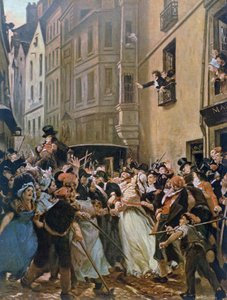 El arresto de Charlotte Corday