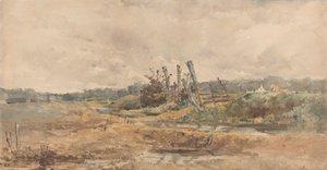 Paisaje fluvial de Alfred Downing Fripp