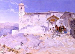 Sta Rocco, Olevano de Alfred Downing Fripp