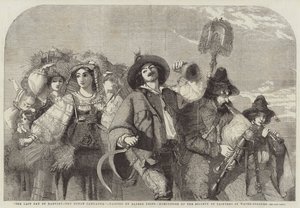 El último día de la cosecha, la Campiña Romana de Alfred Downing Fripp