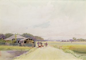 La Bahía de Mississippi de Yokohama, c.1889 de Alfred East