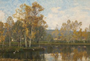 El somnoliento río Somme de Alfred East