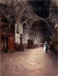 La sacristía de la Stephanskirche de Viena de Alfred Edler von Pflügl