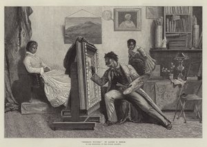 Toques finales, en la Exposición en la Galería Dudley de Alfred Edward Emslie