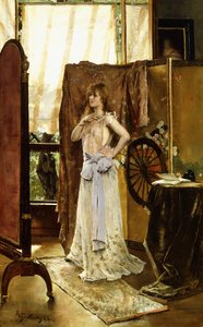 Ensayando, 1888 de Alfred Emile Stevens