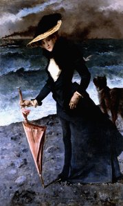 El Vendaval, 1891 de Alfred Emile Stevens