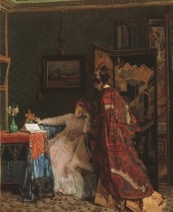 La visita de Alfred Emile Stevens