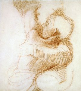 Madre e hijo, c.1851 de Alfred George Stevens