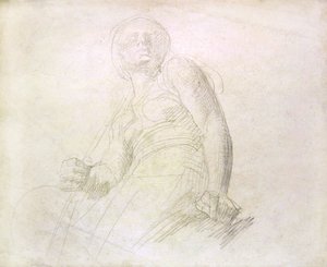 Estudio de una figura, c.1850 de Alfred George Stevens