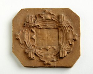 Maqueta para una placa octagonal