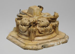 Una de las 9 maquetas para la chimenea de Sam Wilson, c.1908-14 (yeso y goma laca) de Alfred Gilbert