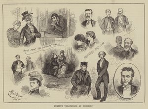 Teatrales de aficionados en Highbury de Alfred Gish Bryan
