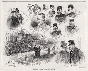 Deportes atléticos de los Rifles Victoria de Alfred Gish Bryan