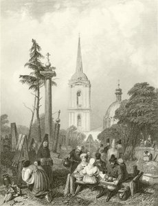Cementerio de la Iglesia de Smolensko de Alfred Gomersal Vickers