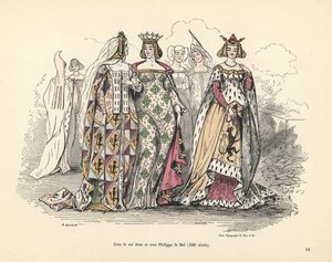 Mujeres nobles en la época del rey Juan II y Felipe el Bueno de Fr