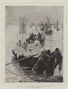 El perdón en Concarneau, Bretaña, Hermandad de Santa Ana de Fouesnant de Alfred Guillou