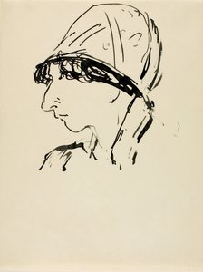 Cabeza de niña de Alfred H. Maurer