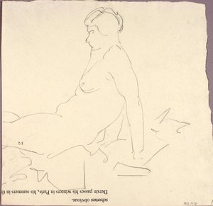 Desnudo reclinado de Alfred H. Maurer