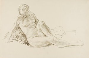 Desnudo reclinado de Alfred H. Maurer
