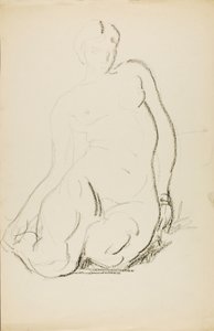 Desnudo sentado de Alfred H. Maurer