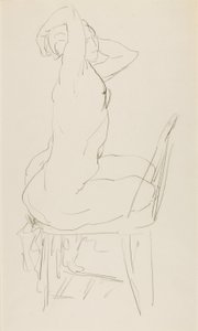 Desnudo sentado de Alfred H. Maurer