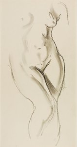 Desnudo de pie