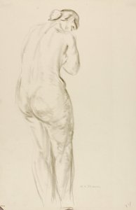 Desnudo de pie de Alfred H. Maurer