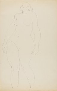 Desnudo de pie de Alfred H. Maurer