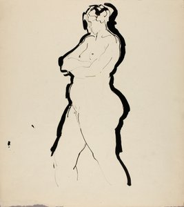 Desnudo de pie de Alfred H. Maurer