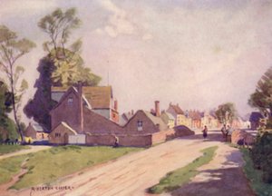 Long Melford, Suffolk de Alfred Heaton Cooper