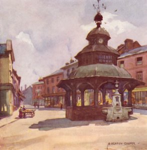 Cruz del Mercado, North Walsham, Norfolk de Alfred Heaton Cooper