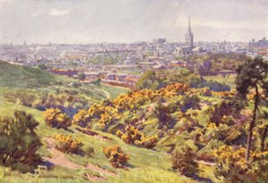 Norwich desde Mousehold Heath, Norfolk de Alfred Heaton Cooper