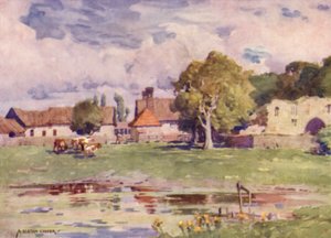La Granja de la Abadía, Thetford, Norfolk de Alfred Heaton Cooper