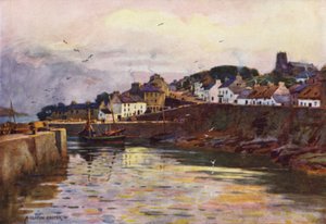 El puerto, Roundstone, Condado de Galway de Alfred Heaton Cooper